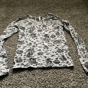 Athleta Floral Long Sleeve